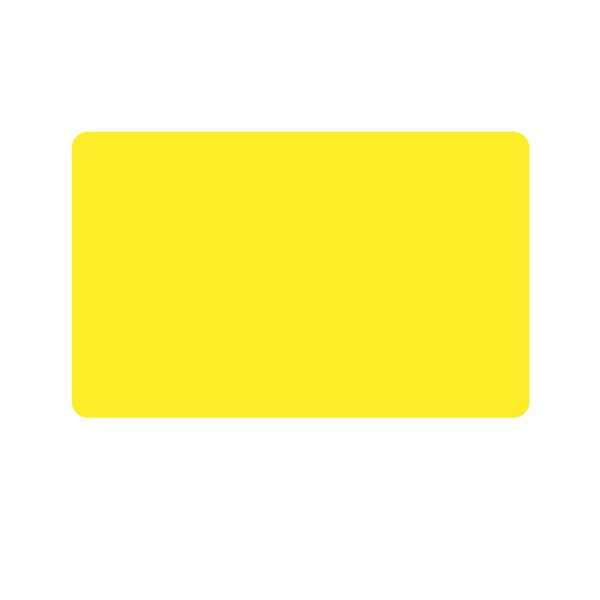 Intravenous Bag Label, Removable Pinfed 2-1/2" x 4" Yellow